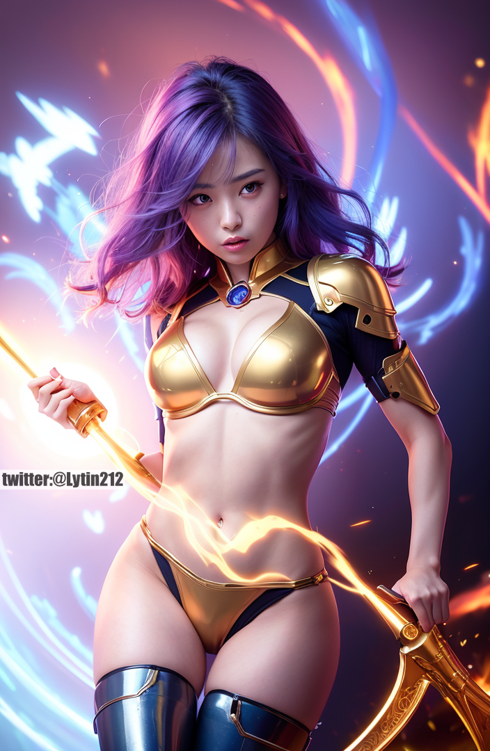 AI Art-燃燒的天使