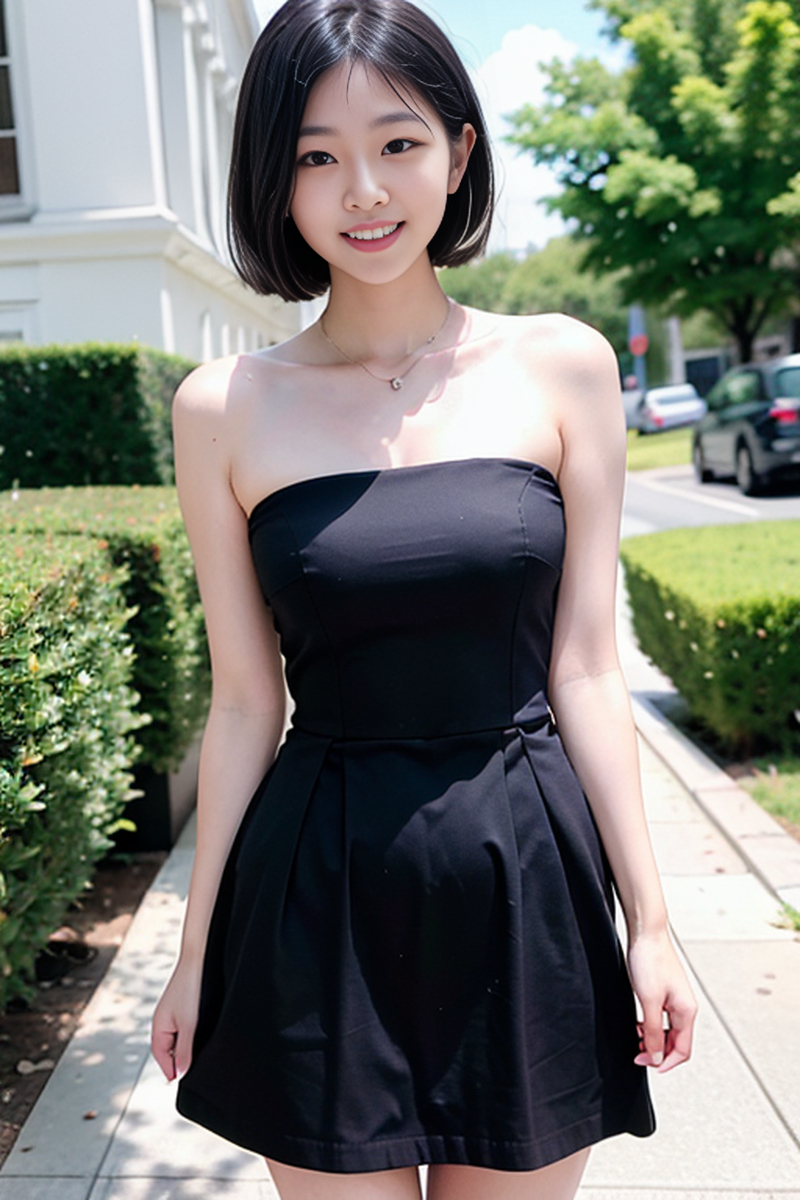 AI生成美女~短髮-ショートヘア