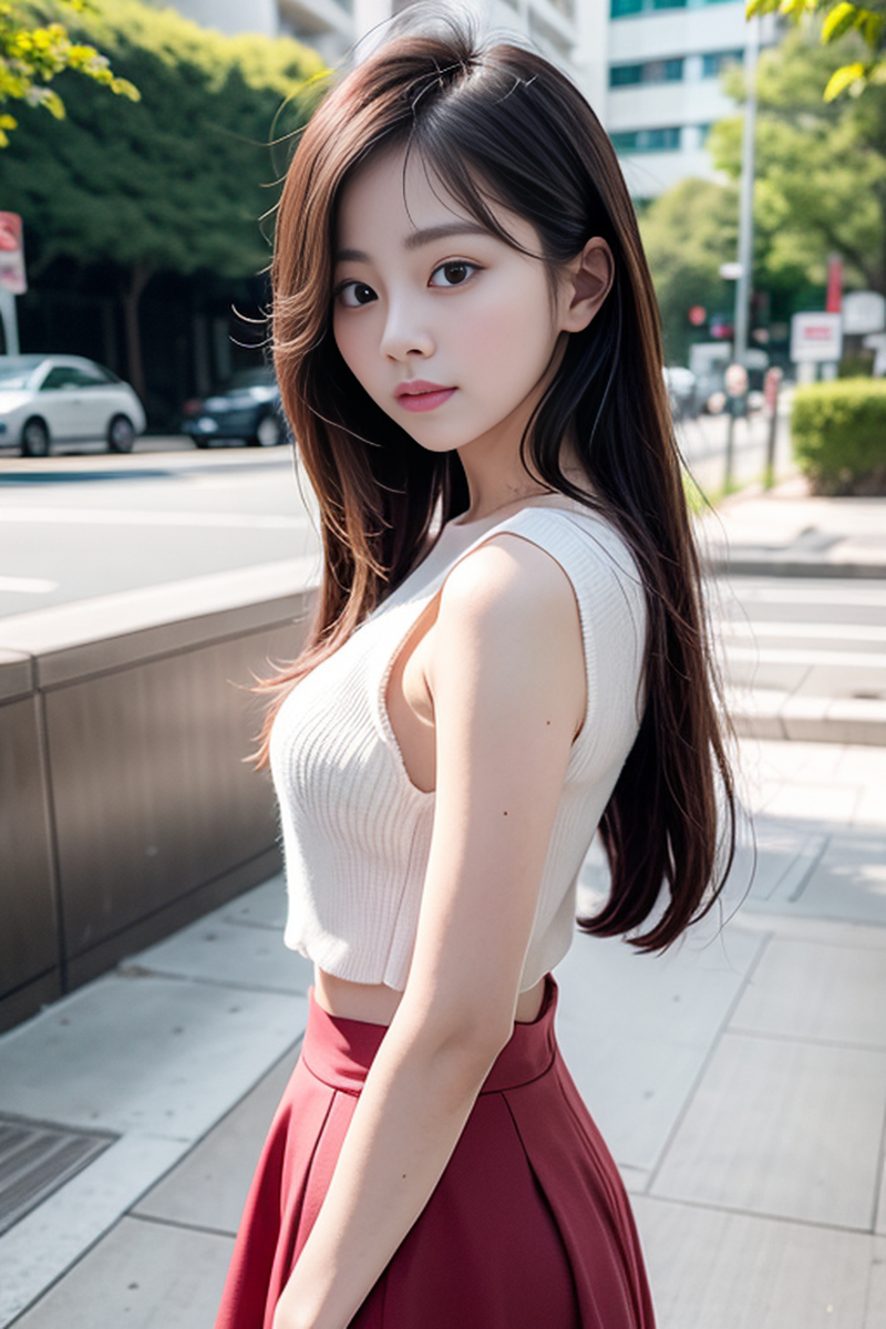 AI生成美女~日系女孩-居家服