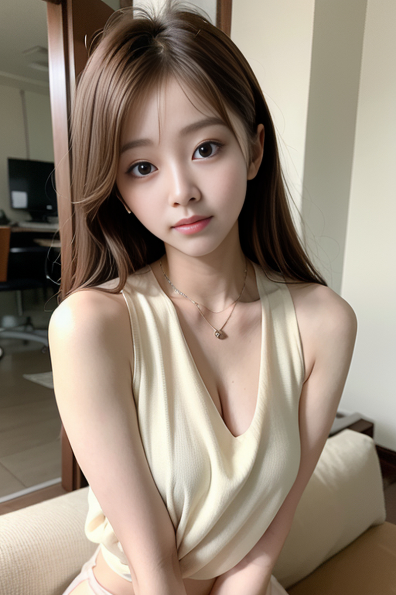 AI生成美女~日系女孩-居家服