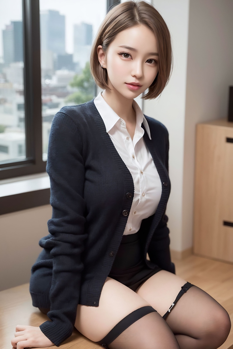 AI生成美女~日韓美女