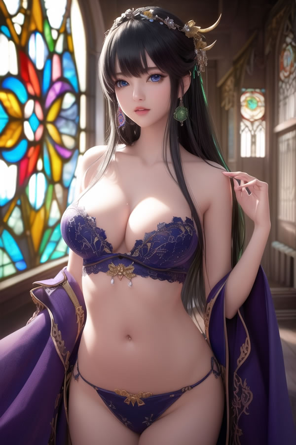 AI生成 仙俠風AI美女002