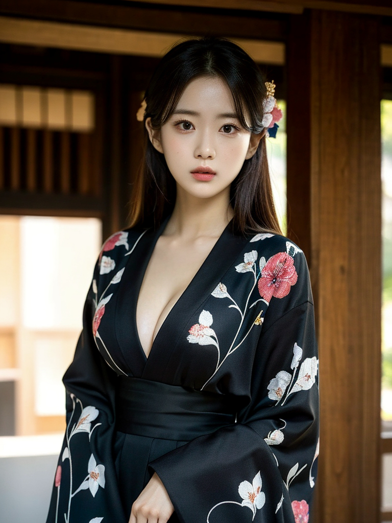 AI生成美女~Women in Kimono, Japan