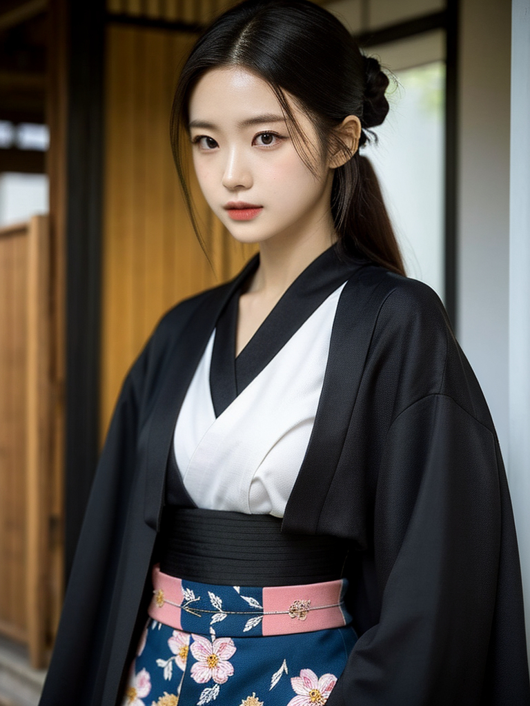 AI生成美女~Women in Kimono, Japan