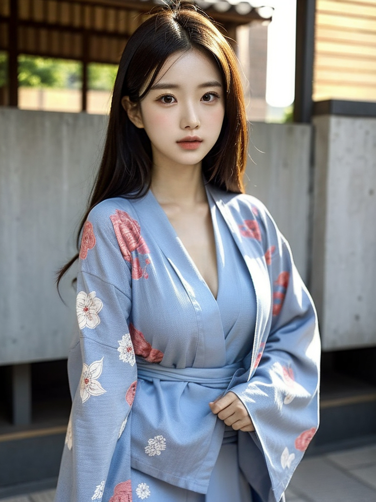 AI生成美女~Women in Kimono, Japan