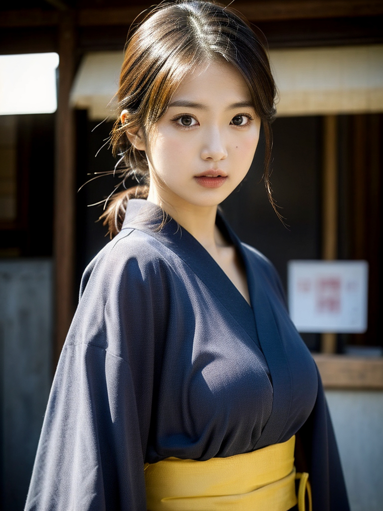 AI生成美女~Women in Kimono, Japan