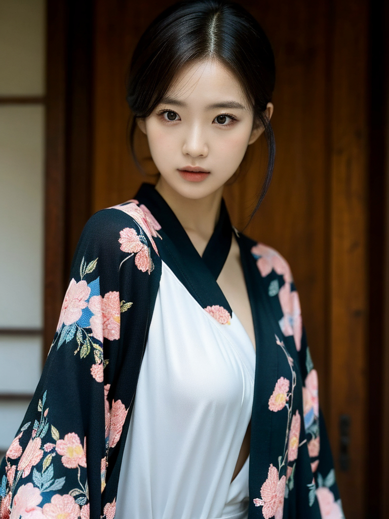 AI生成美女~Women in Kimono, Japan