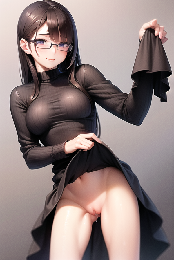 【AIイラストエロ畫像】一見控えめだが実は大膽な眼鏡っ子たち
