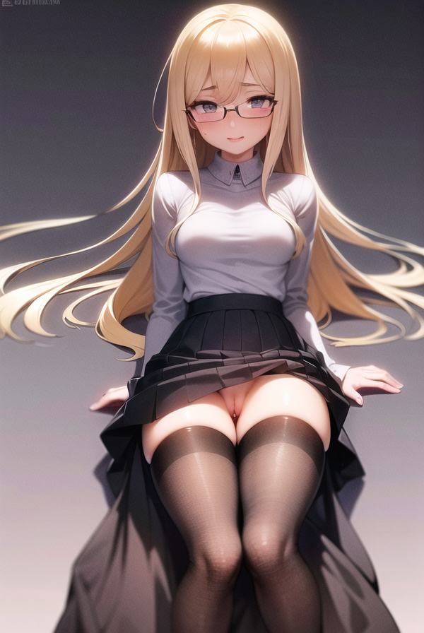 【AIイラストエロ畫像】一見控えめだが実は大膽な眼鏡っ子たち
