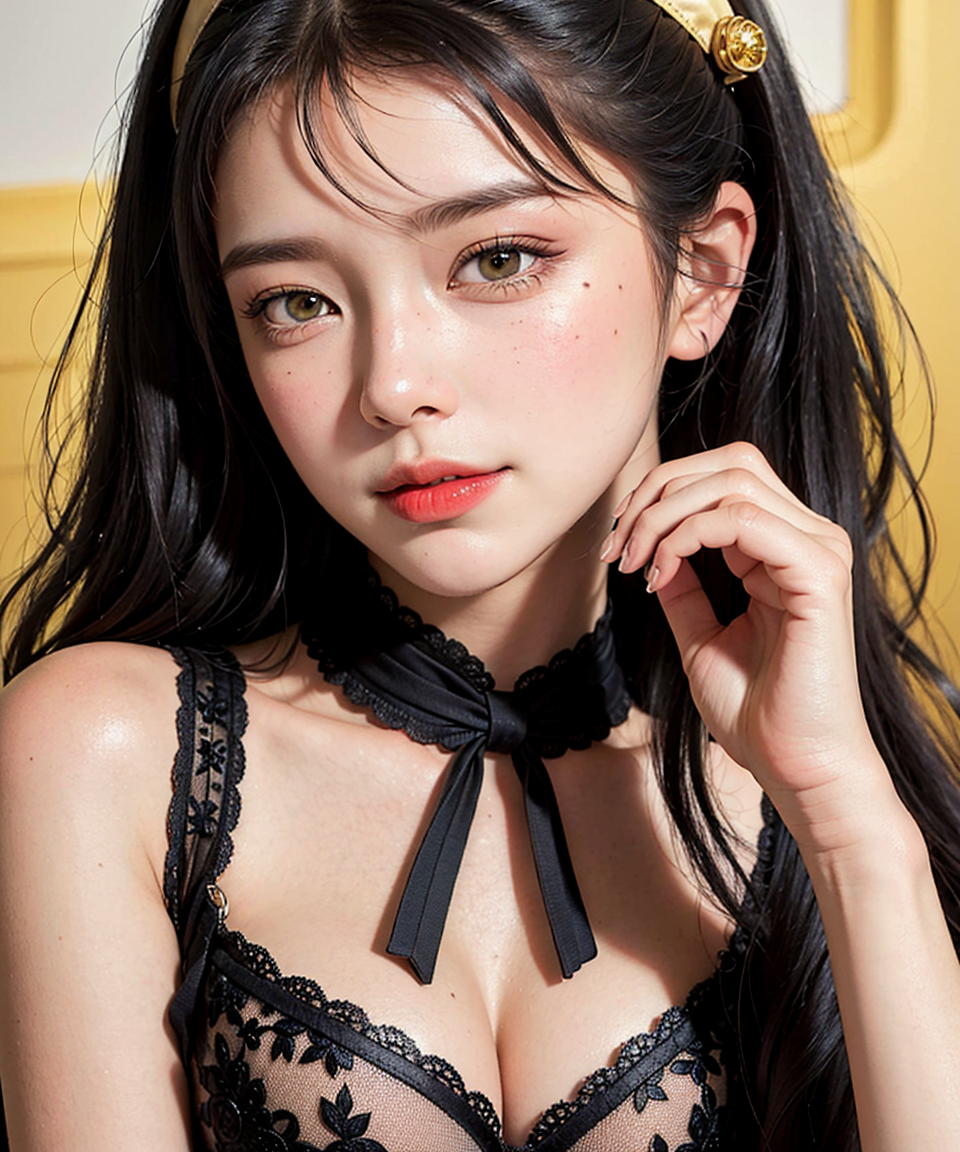 AI生成美女~臉上有痣的鄰家女孩