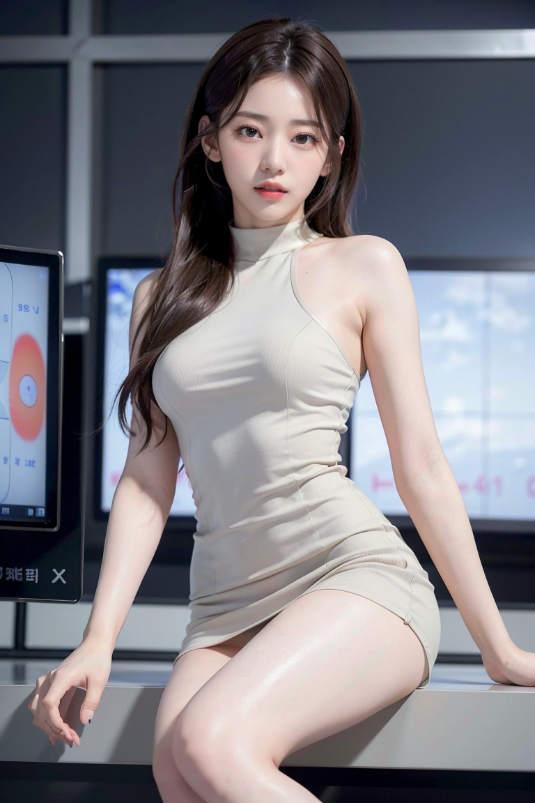 AI生成美女~weathercaster