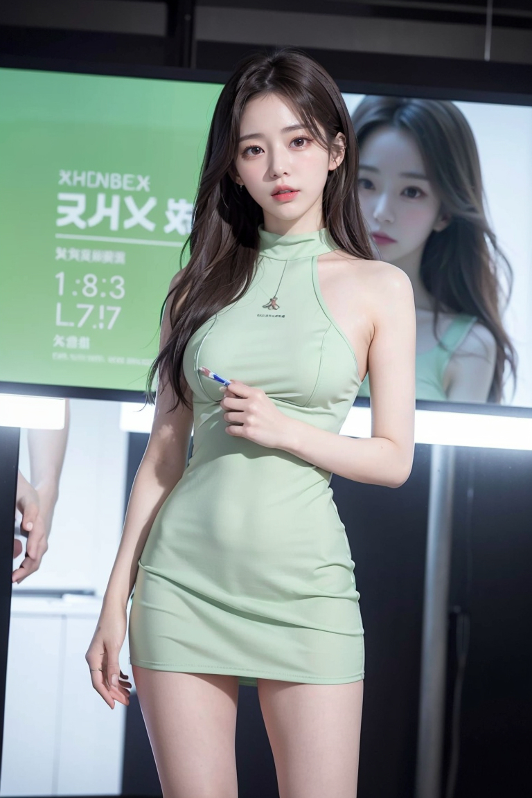 AI生成美女~weathercaster