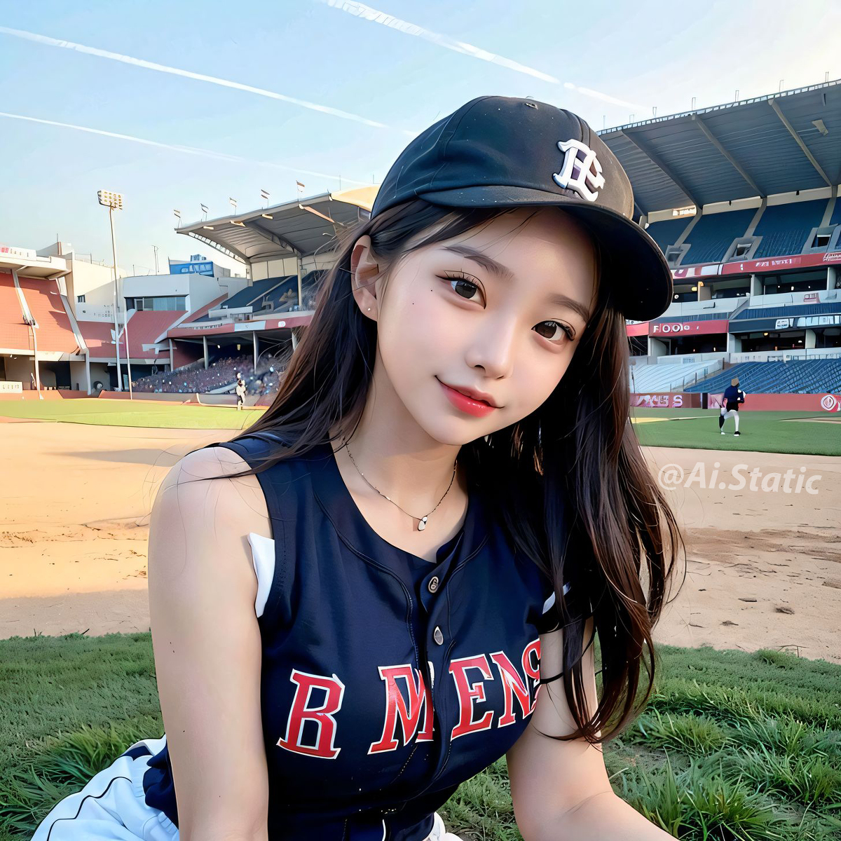AI生成美女~Baseball girls ⚾️ Play on!