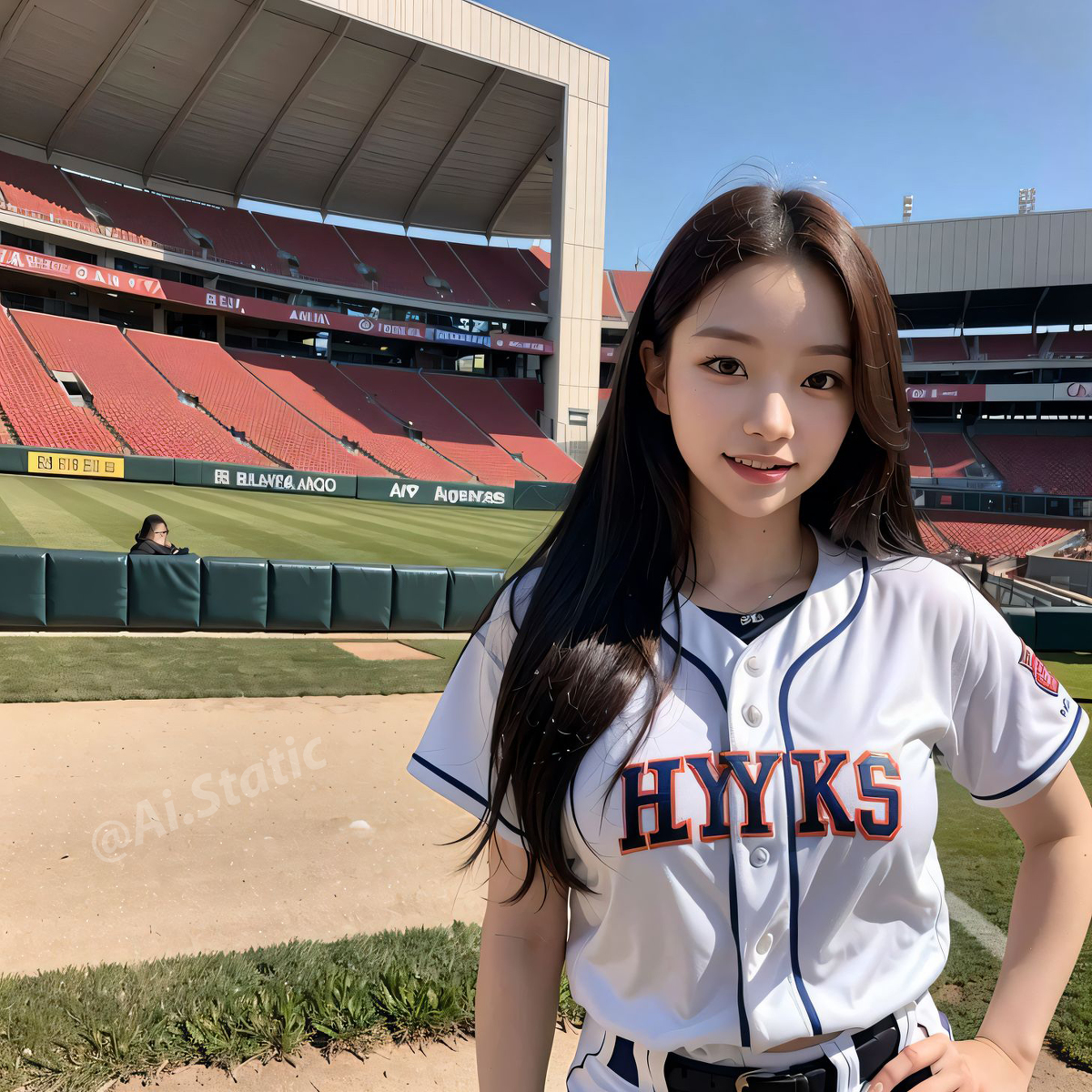 AI生成美女~Baseball girls ⚾️ Play on!