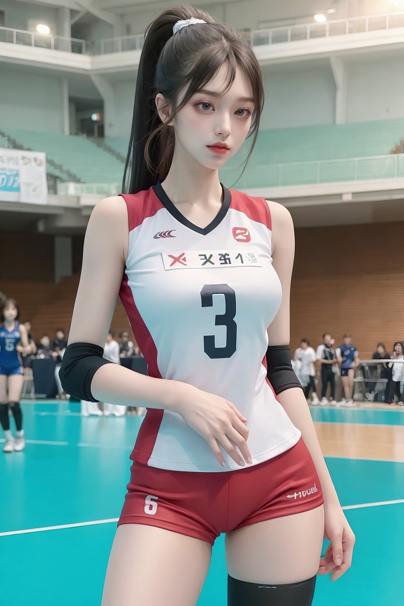 AI生成美女~排球美女
