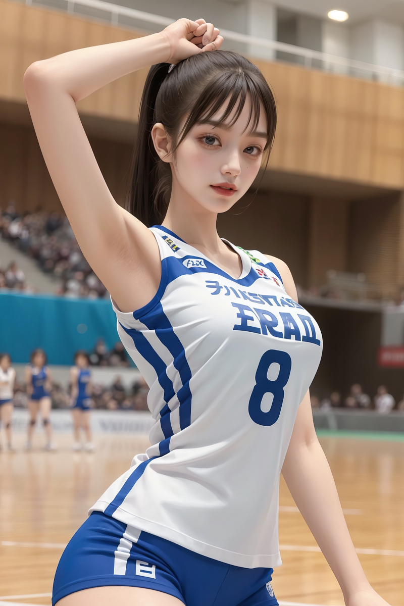 AI生成美女~排球美女