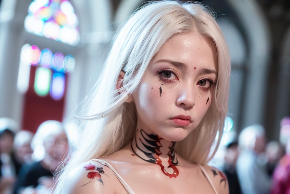 AIModel Vol.048 Skull On Dress