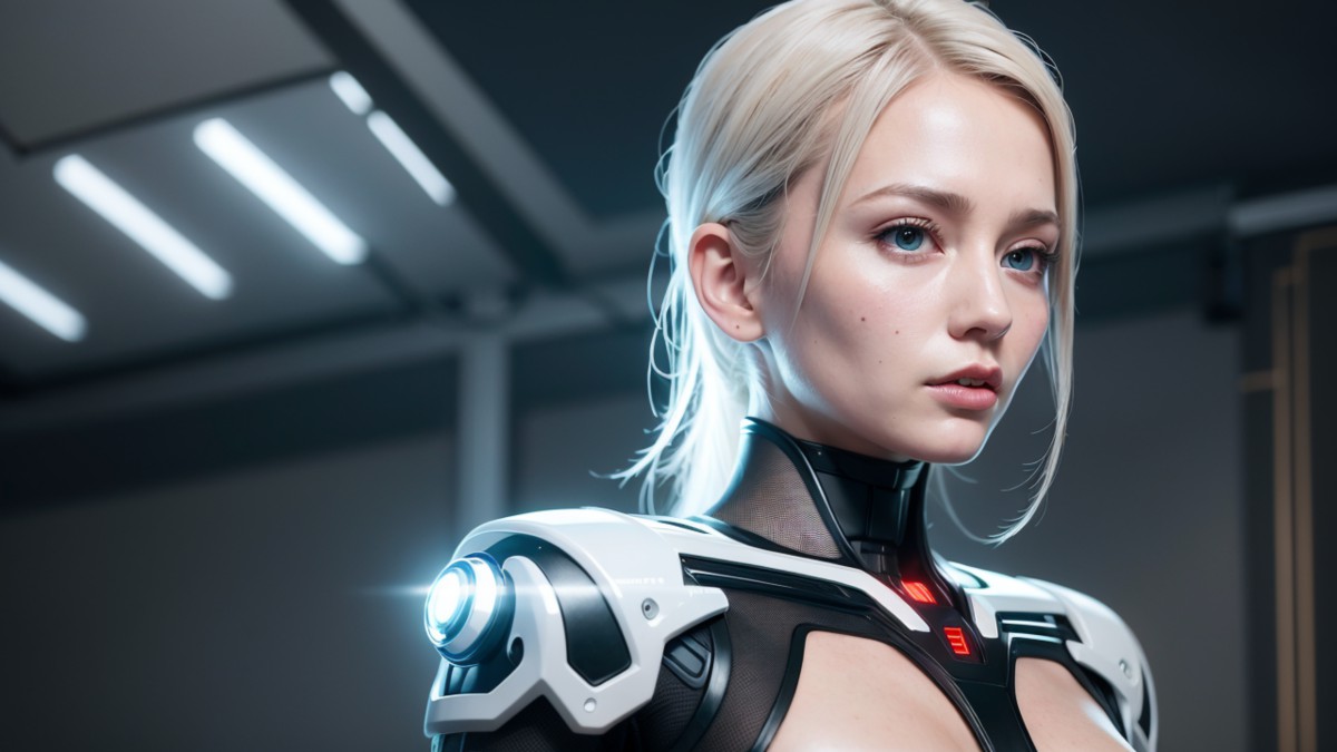 AIModel Vol.050 Woman Android Face
