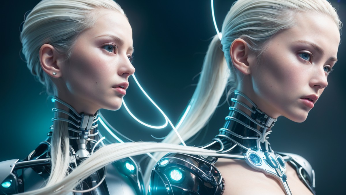 AIModel Vol.050 Woman Android Face