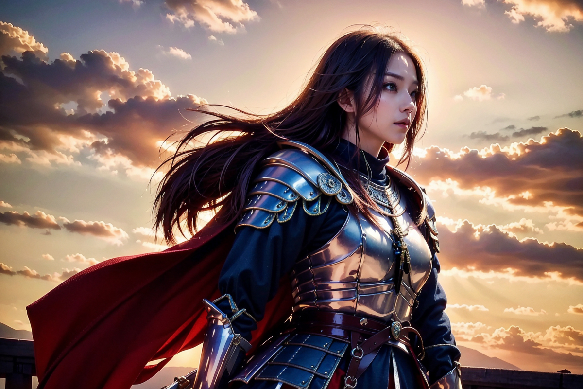 AI生成美女~姫騎士