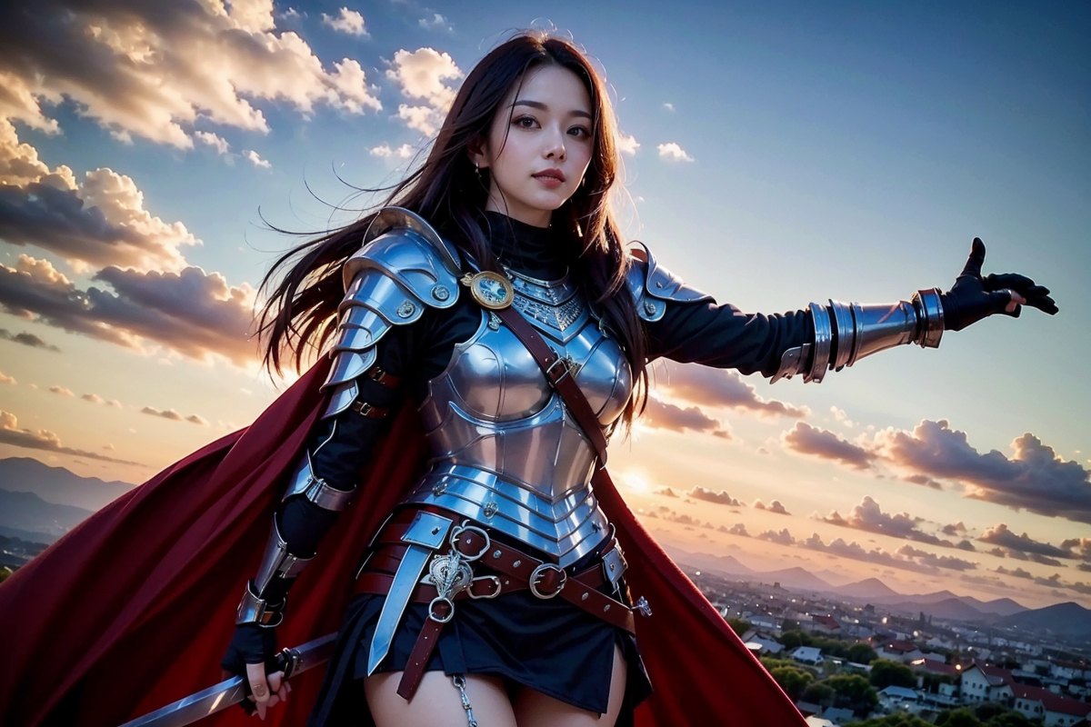 AI生成美女~姫騎士