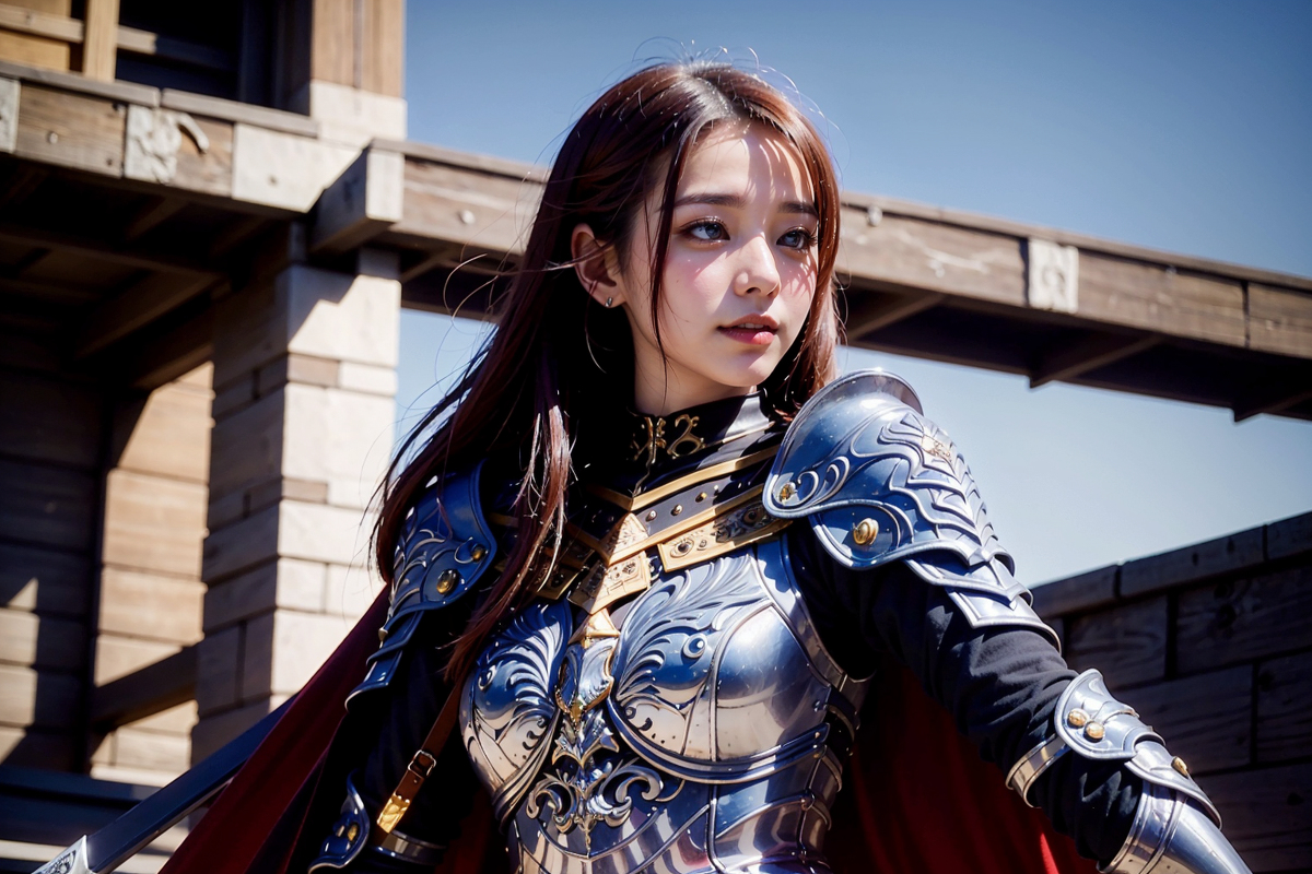 AI生成美女~姫騎士