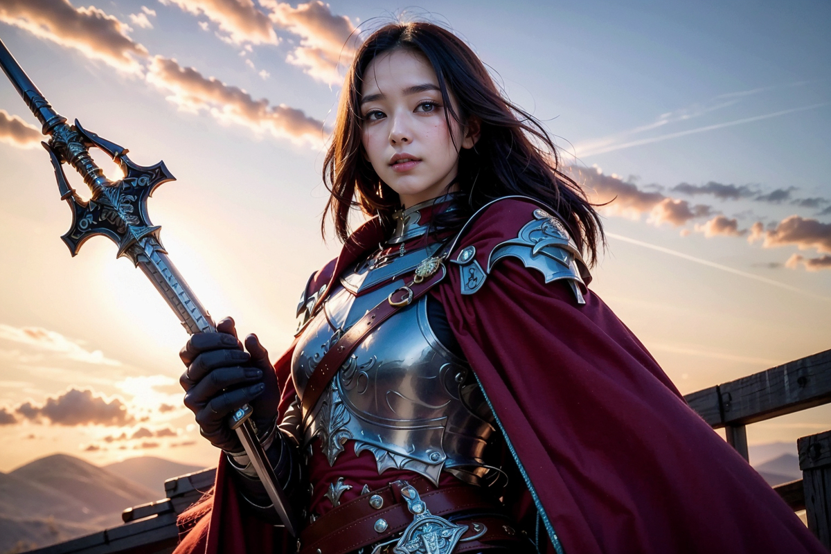 AI生成美女~姫騎士