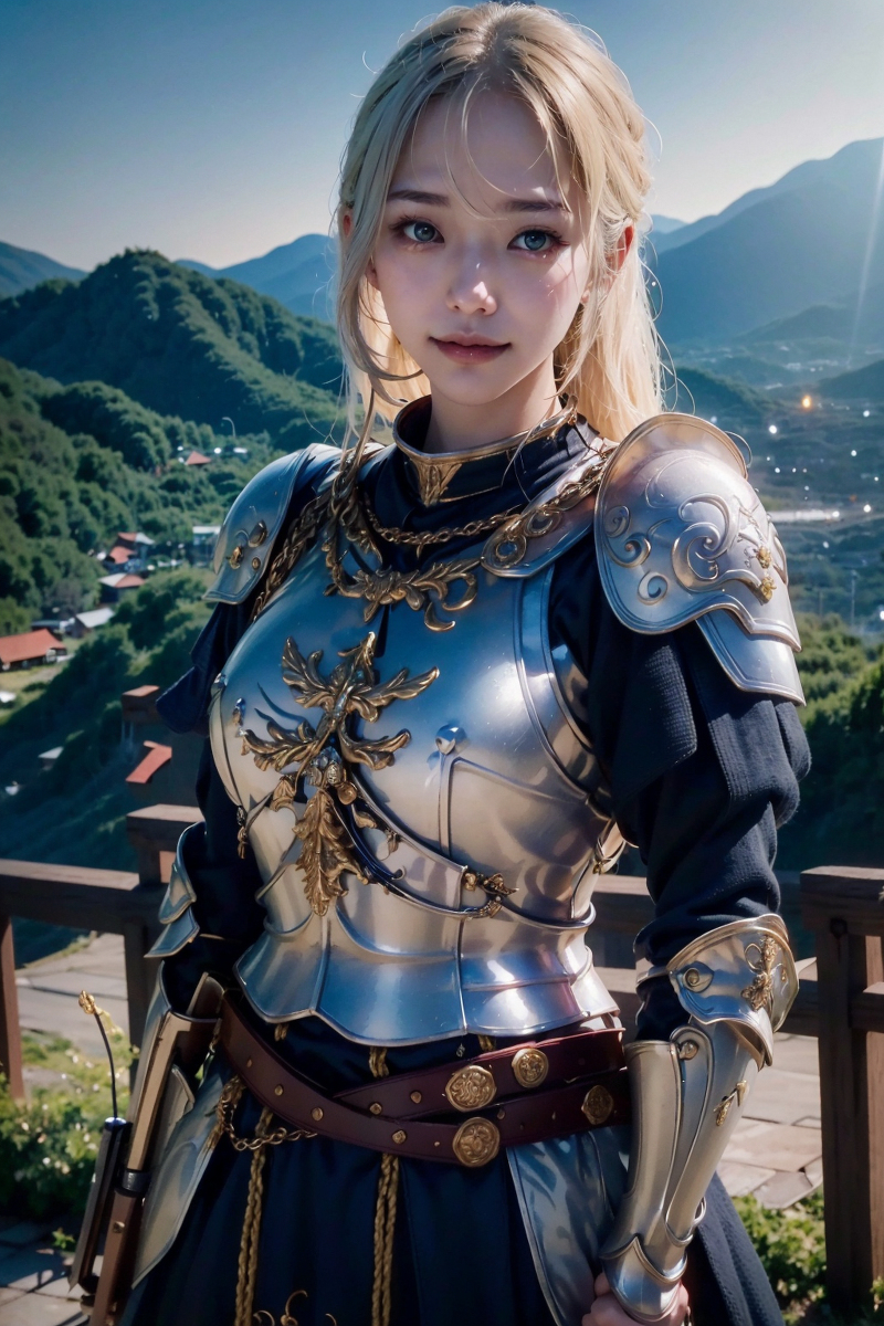 AI生成美女~姫騎士
