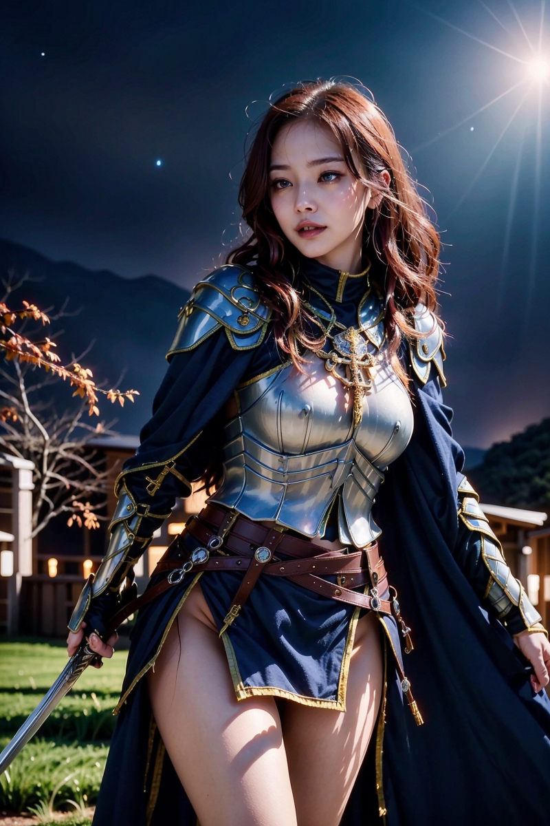 AI生成美女~姫騎士