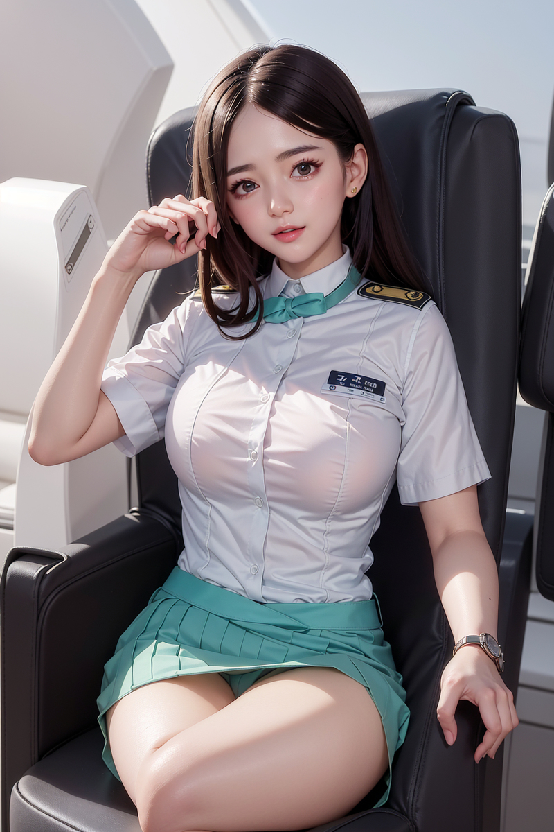 AI生成美女~空姐