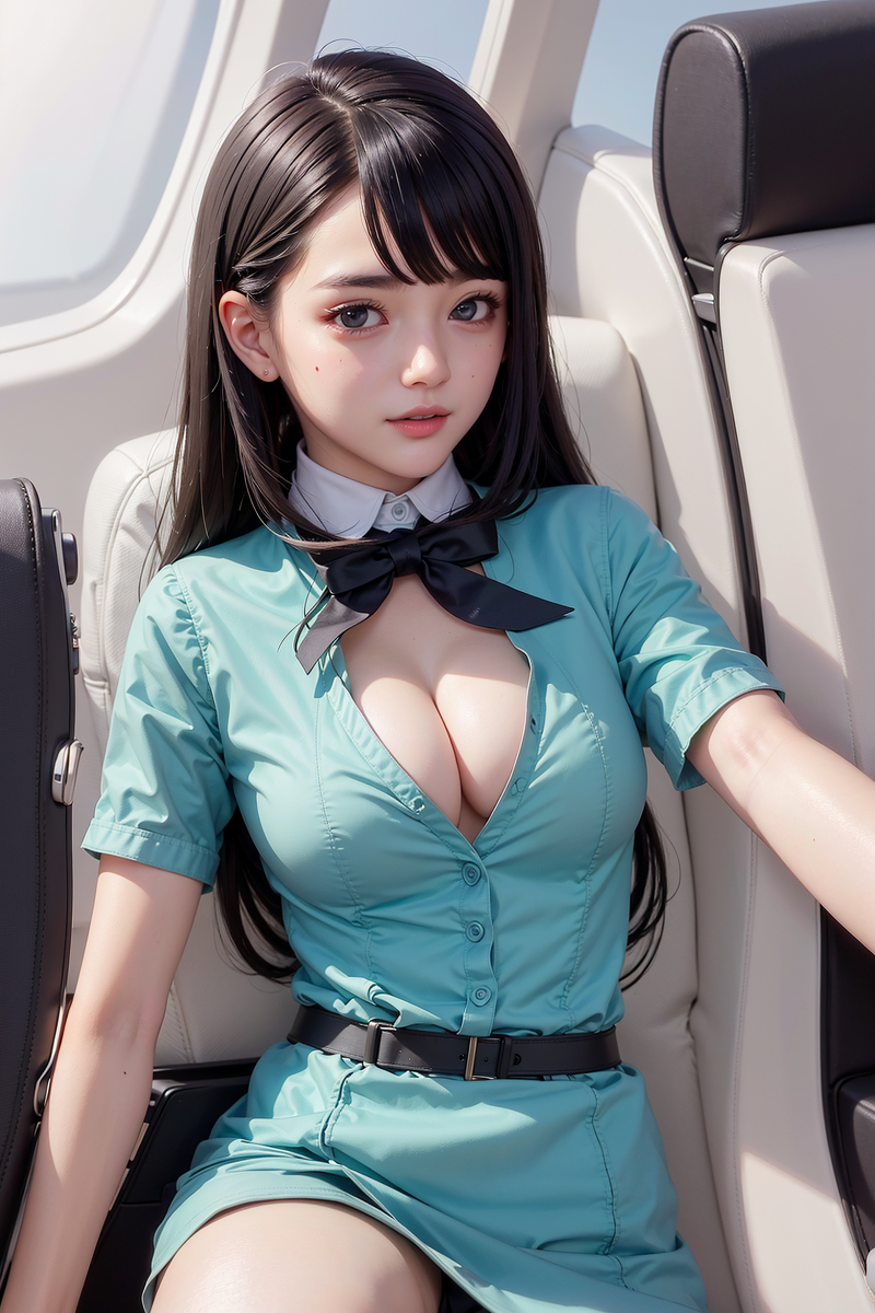 AI生成美女~空姐
