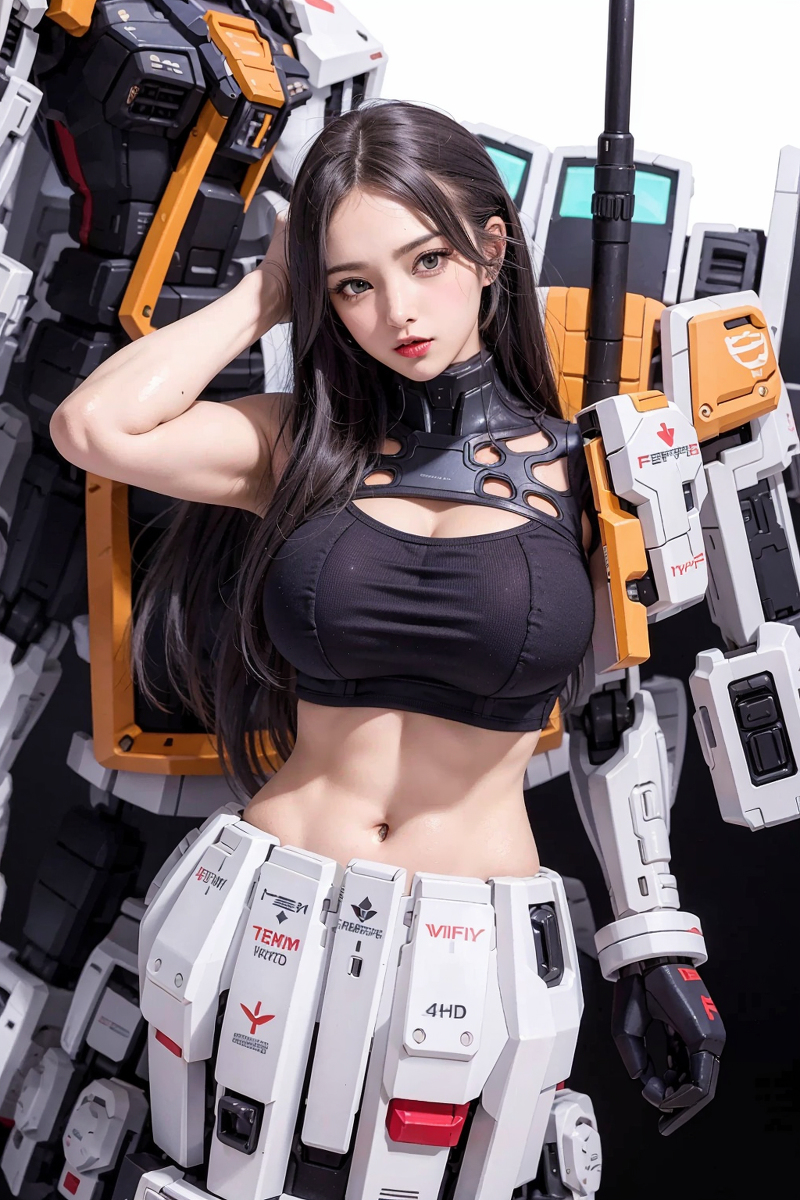 AI生成美女~機甲娘