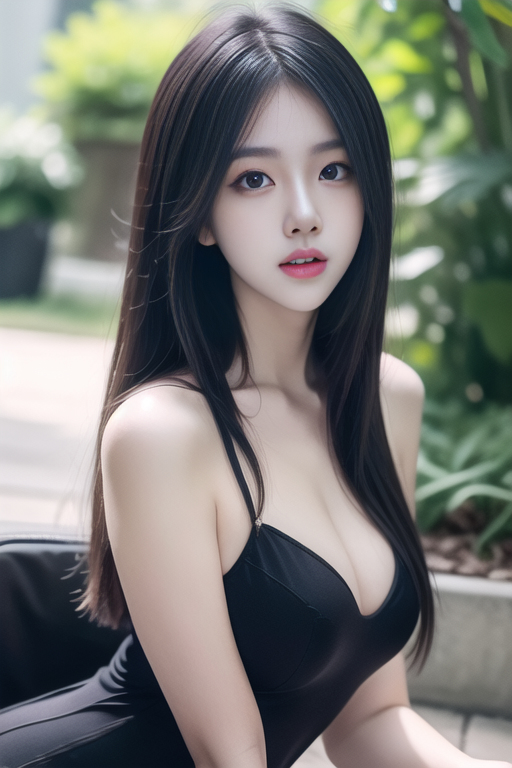 AI生成美女~盛顏(長髮)-Gorgeous appearanc