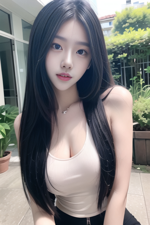 AI生成美女~盛顏(長髮)-Gorgeous appearanc