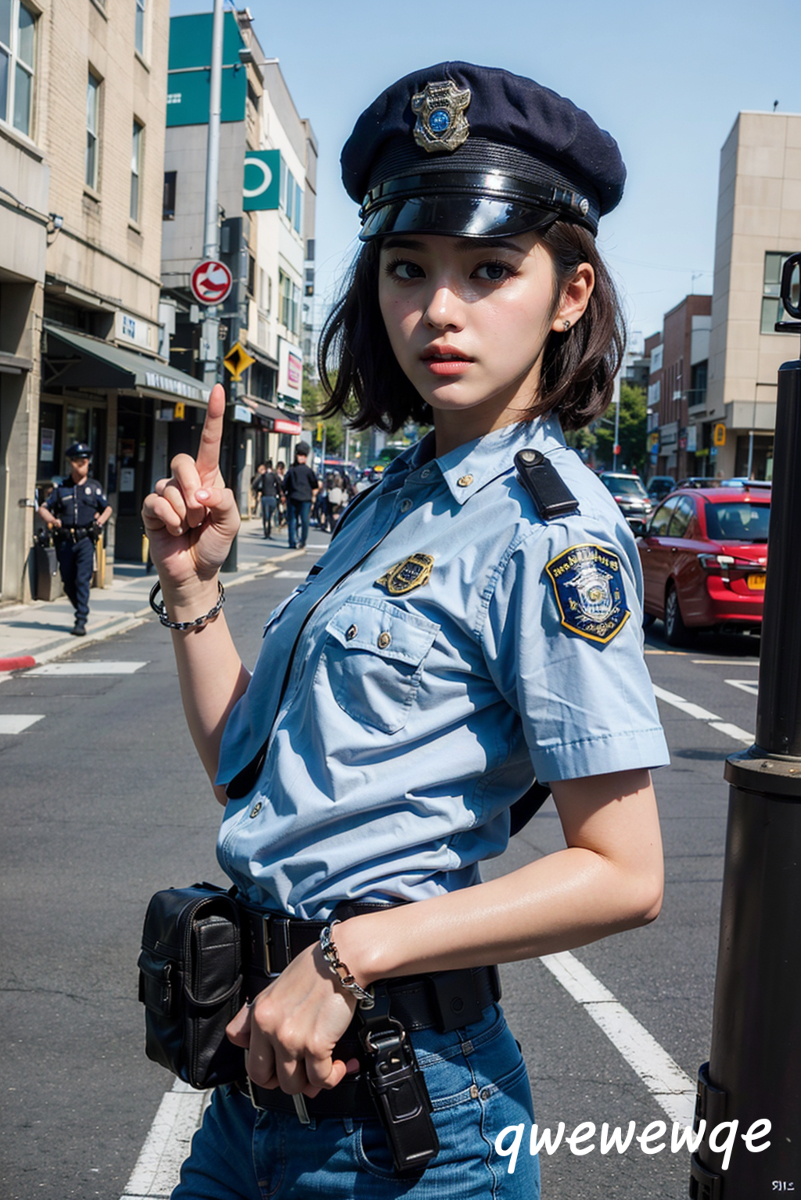 AI生成美女~Police