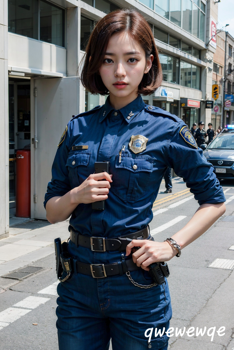 AI生成美女~Police