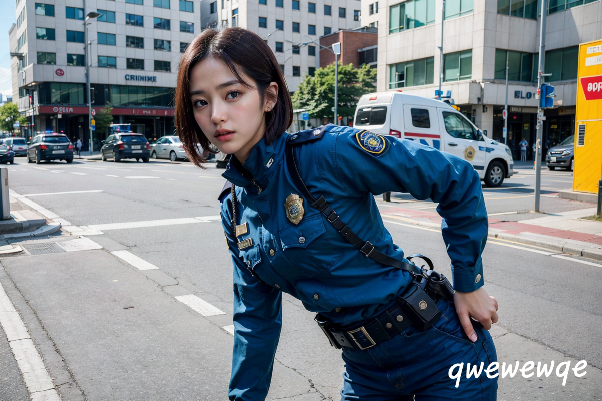 AI生成美女~Police