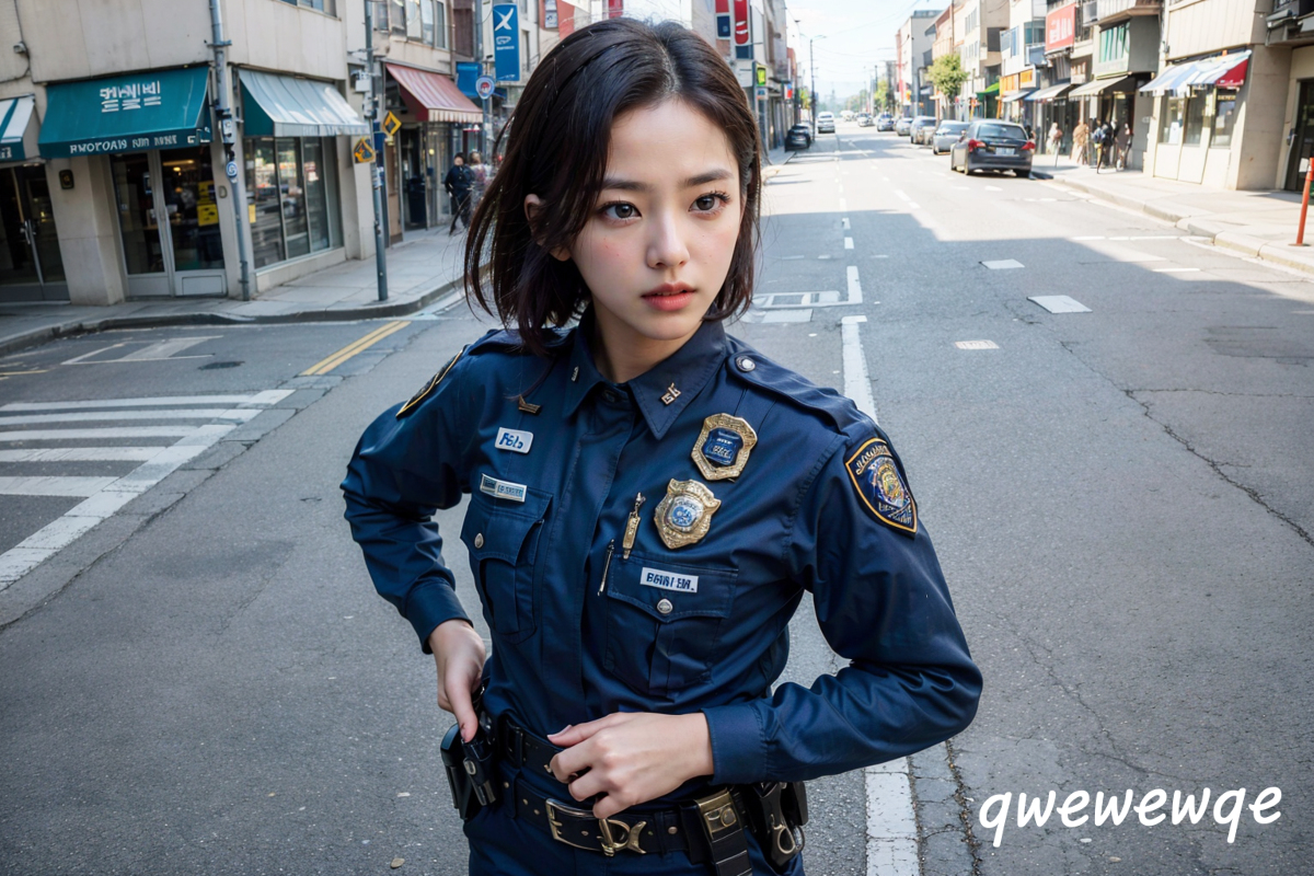 AI生成美女~Police