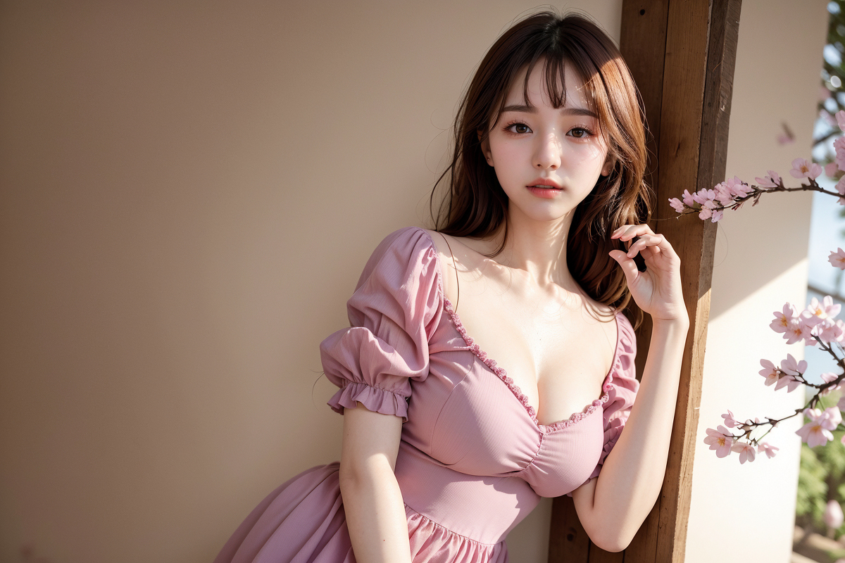 AI生成美女~春の日