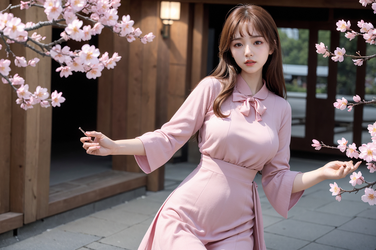 AI生成美女~春の日
