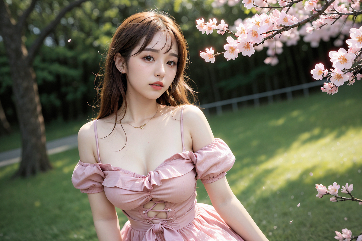 AI生成美女~春の日