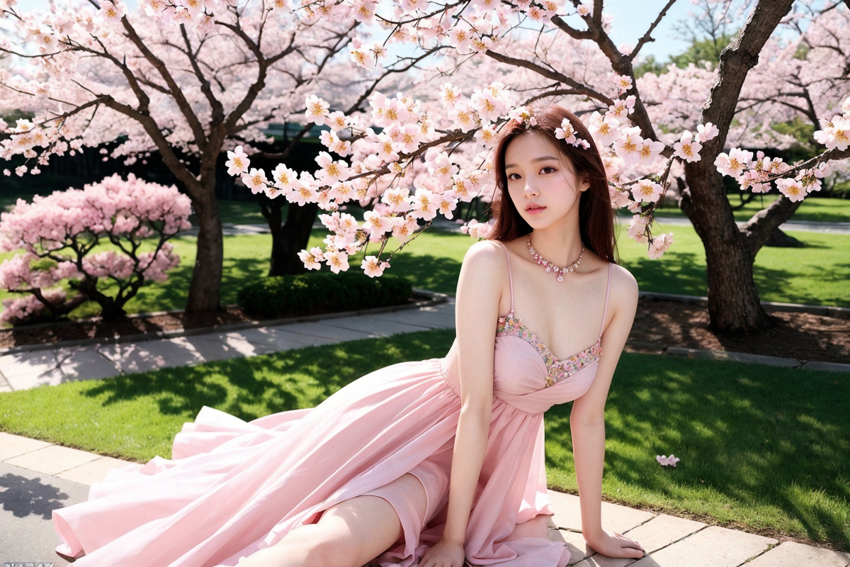 AI生成美女~春の日