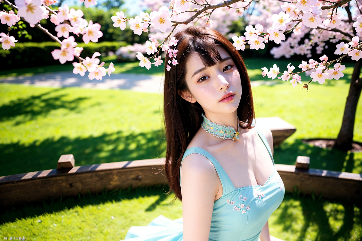 AI生成美女~春の日
