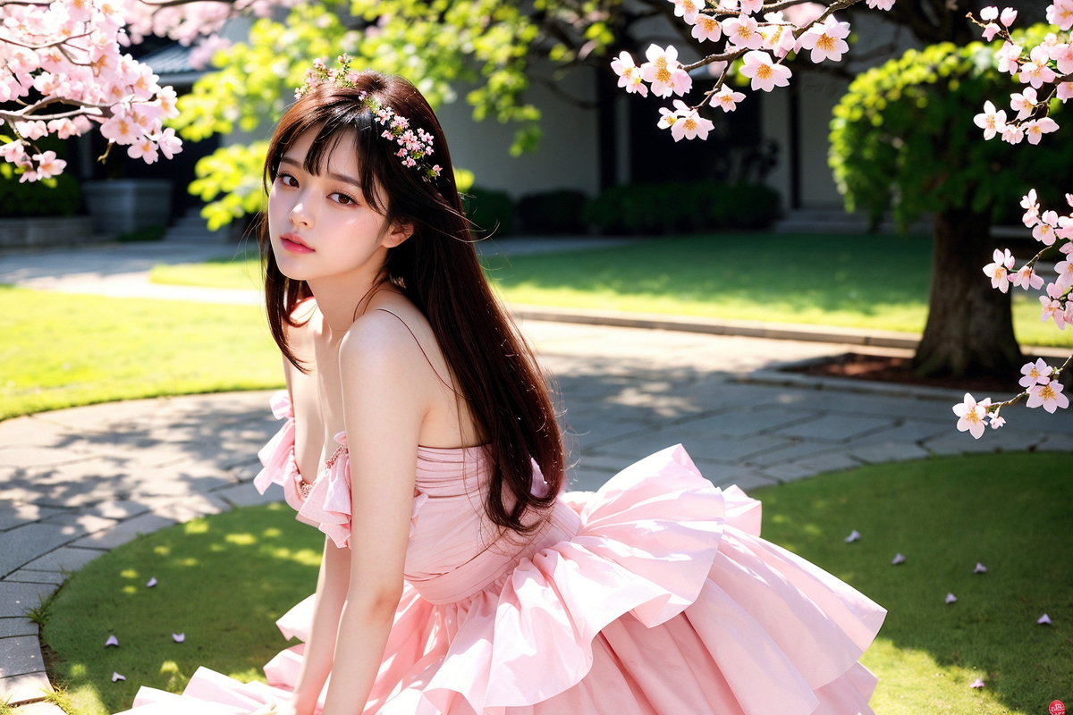 AI生成美女~春の日