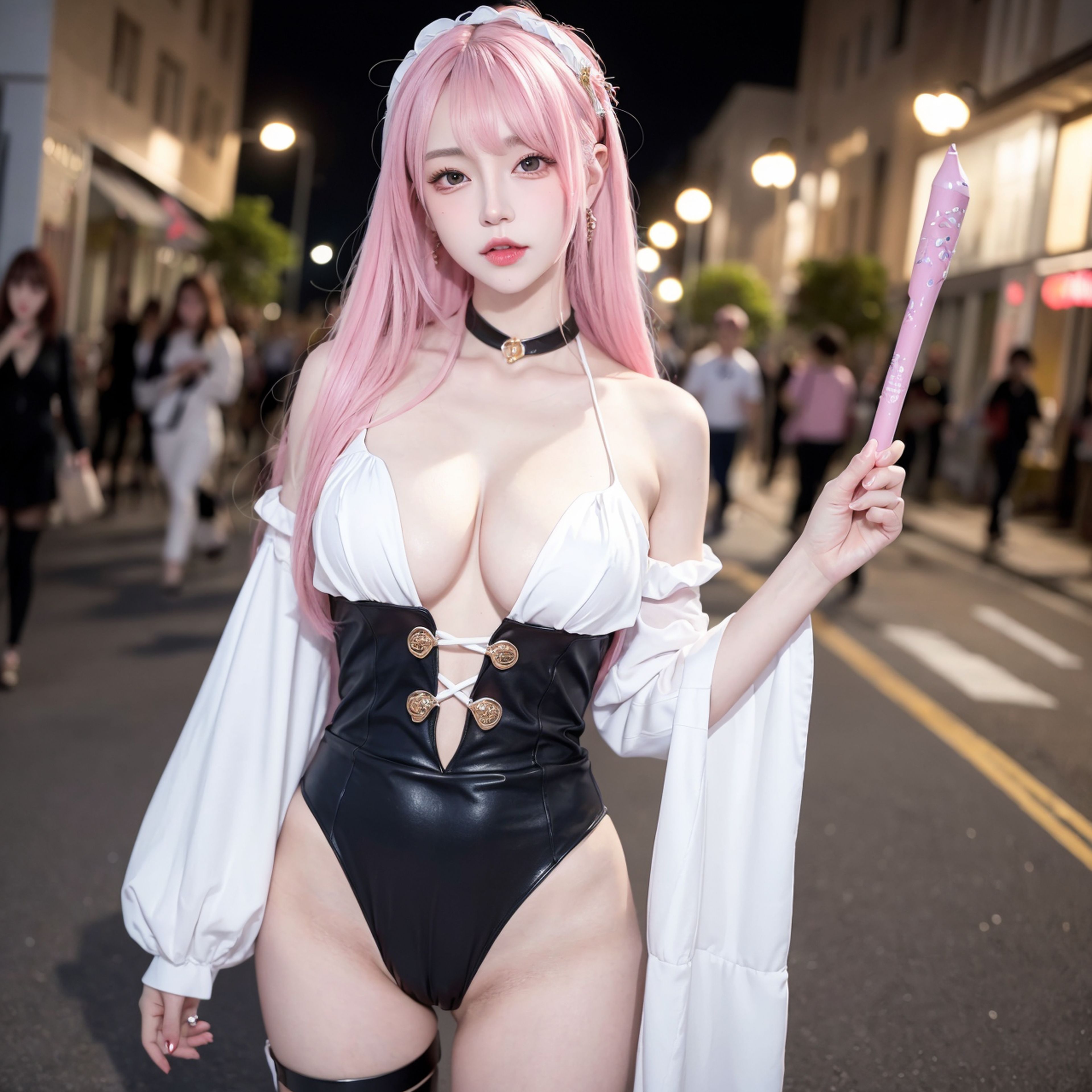 AI生成 紅髮AI美女