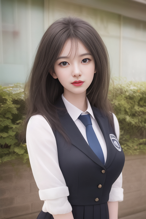 AI Generates Beauty ~ Korean High-Colored Girlfriend