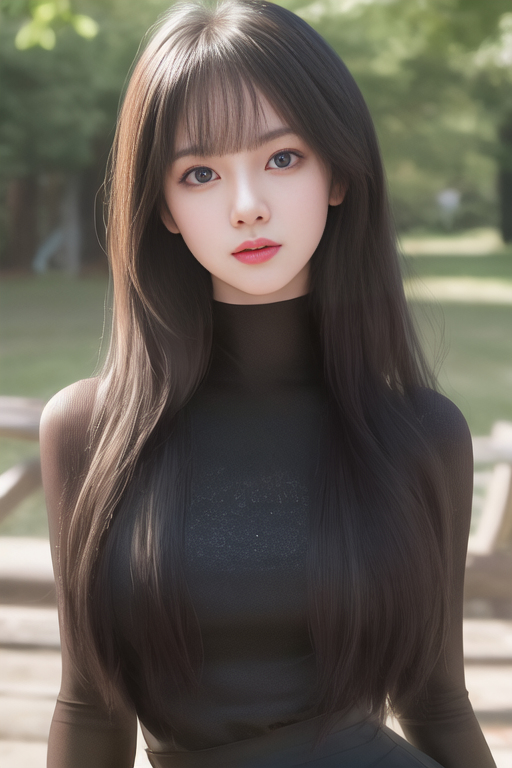 AI Generates Beauty ~ Korean High-Colored Girlfriend