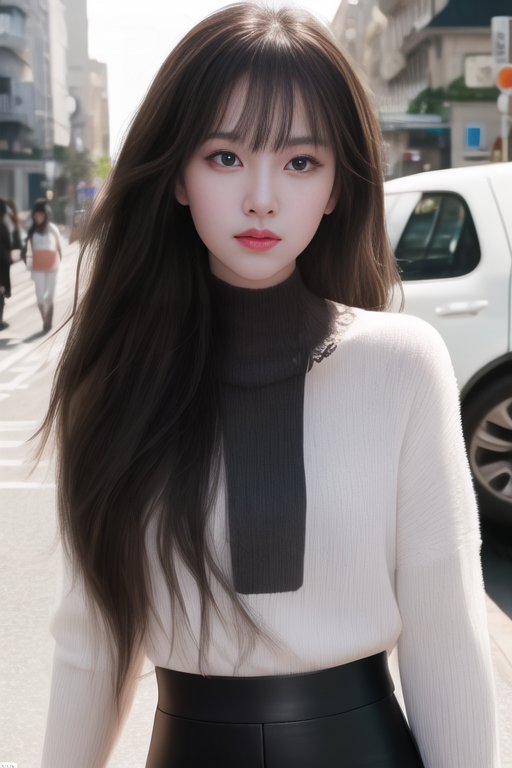AI Generates Beauty ~ Korean High-Colored Girlfriend