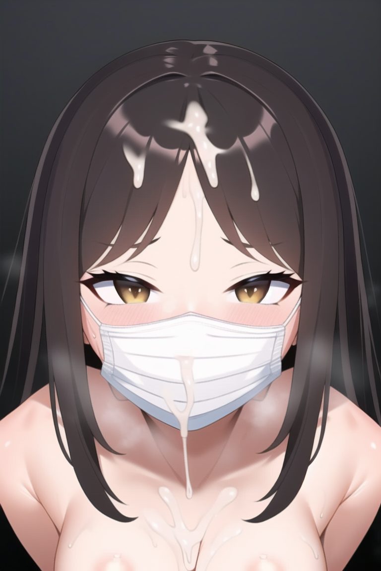 [Secondary erotic] Portrait of face shot [Bukkake]