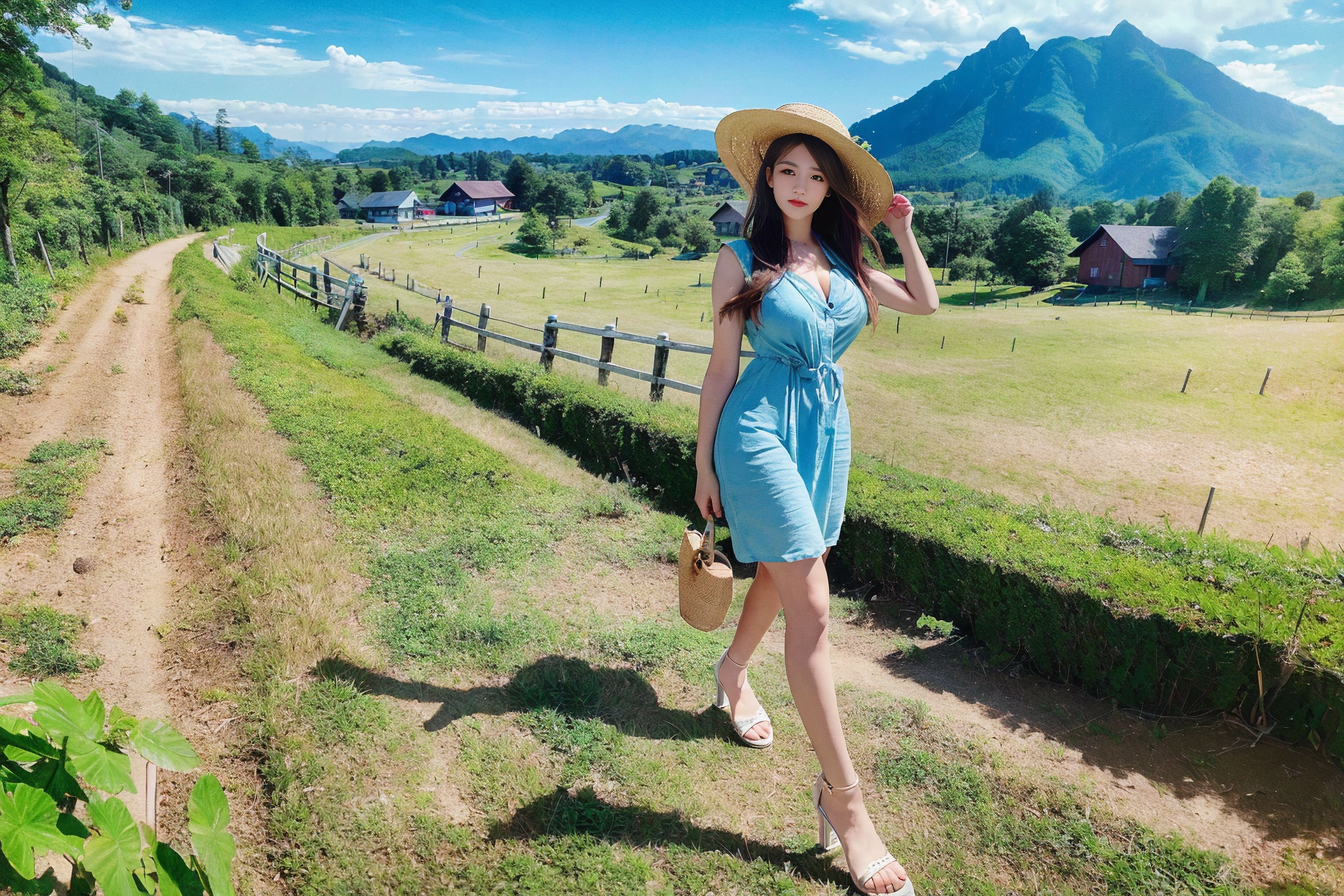 ☀ ~ The curves of the body are clear • Reflecting the natural scenery of the